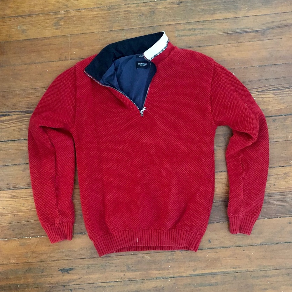 Holebrook Red Classic Windproof Sweater - Small